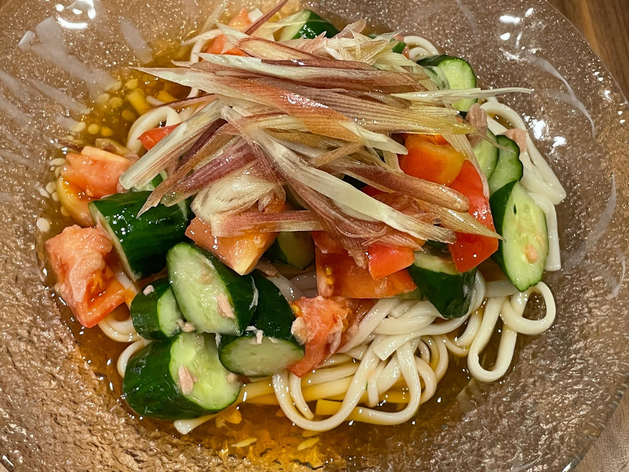 夏バテ防止に！お野菜たっぷりサラダうどん