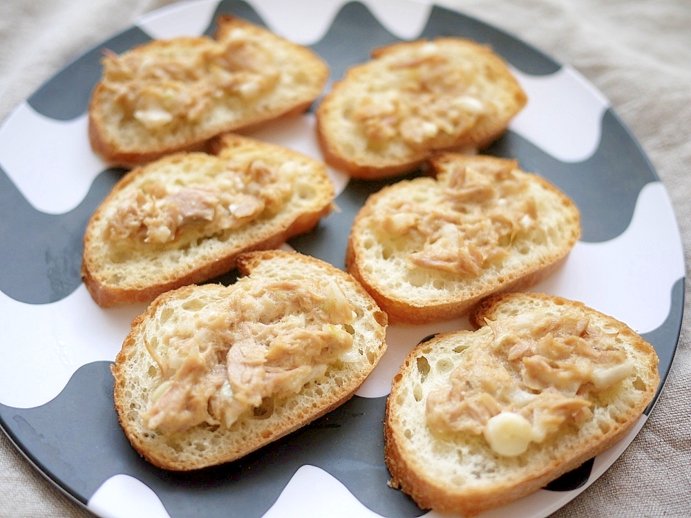 一度食べたら止まらない フランスパンでツナトースト レシピ 作り方 By ハイジ8515 楽天レシピ