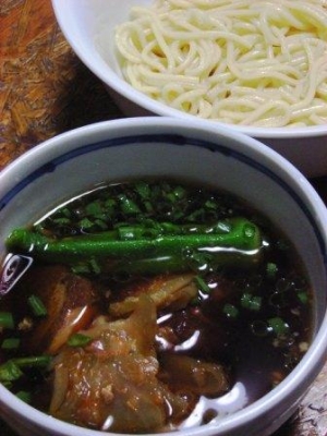 我が家の味　豚の角煮つけ麺