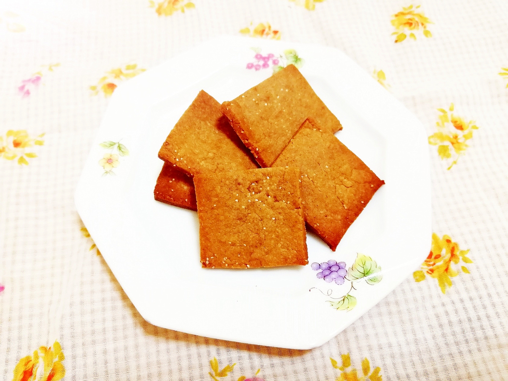 カフェオレ風味♪ポピーシードのサクサク米粉クッキー