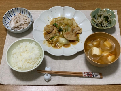 薄切り肉ではありませんが…ご飯が進む味で美味しかったです！