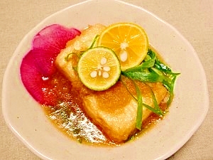 揚げない☆揚げ出しおろし豆腐