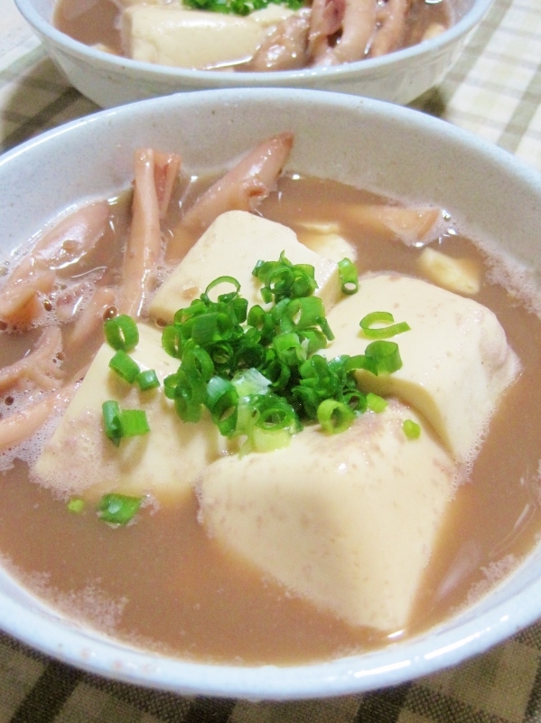 戻しスルメ 豆腐とろっとろ 煮 レシピ 作り方 By ｙａｍａｔ 楽天レシピ
