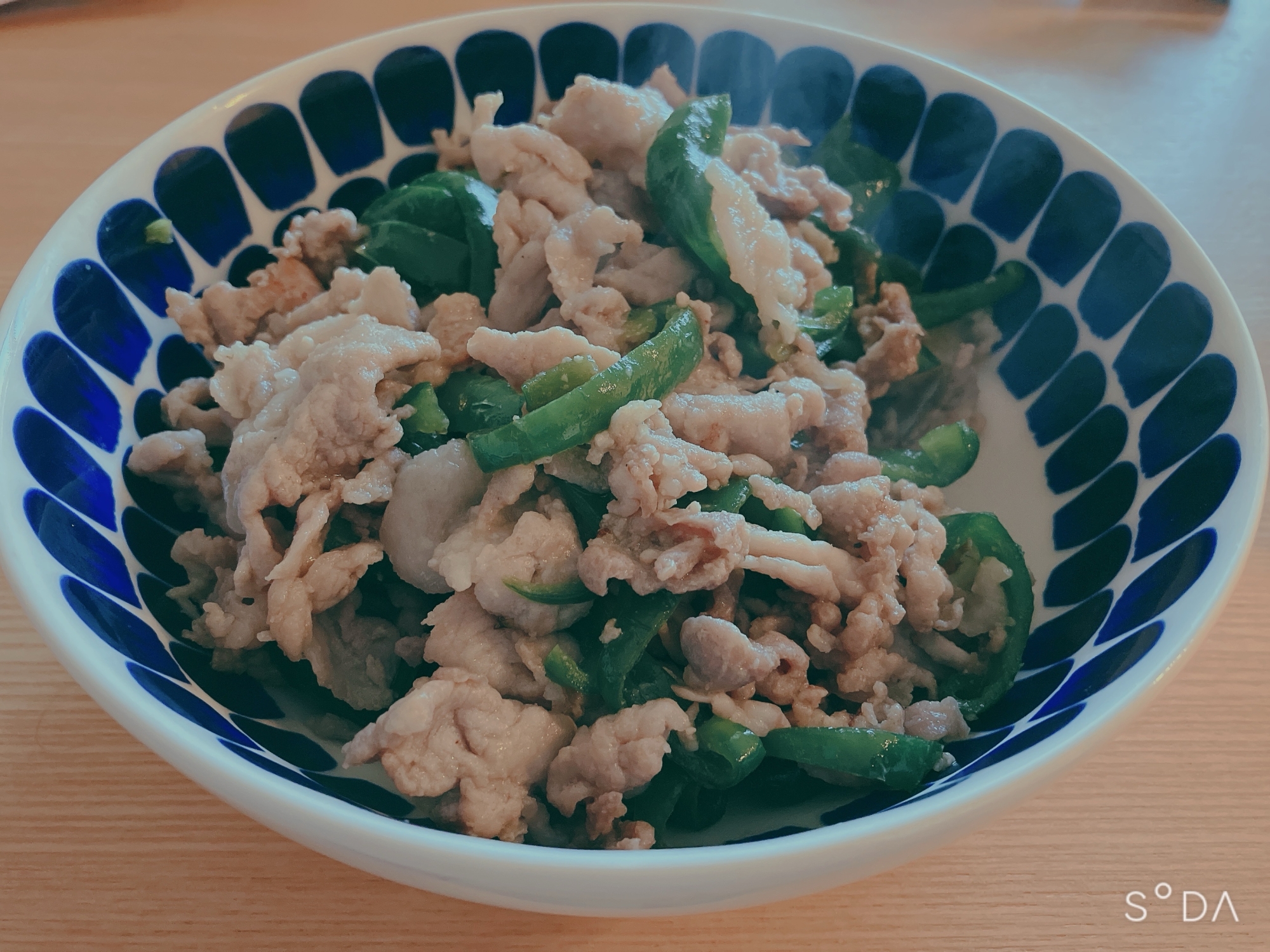 豚肉とピーマンの味噌炒め