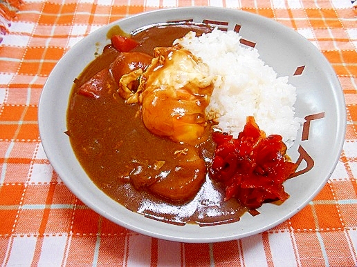 卵カレー