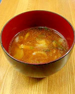 残り物のかき揚げで★天ぷら入りのお味噌汁