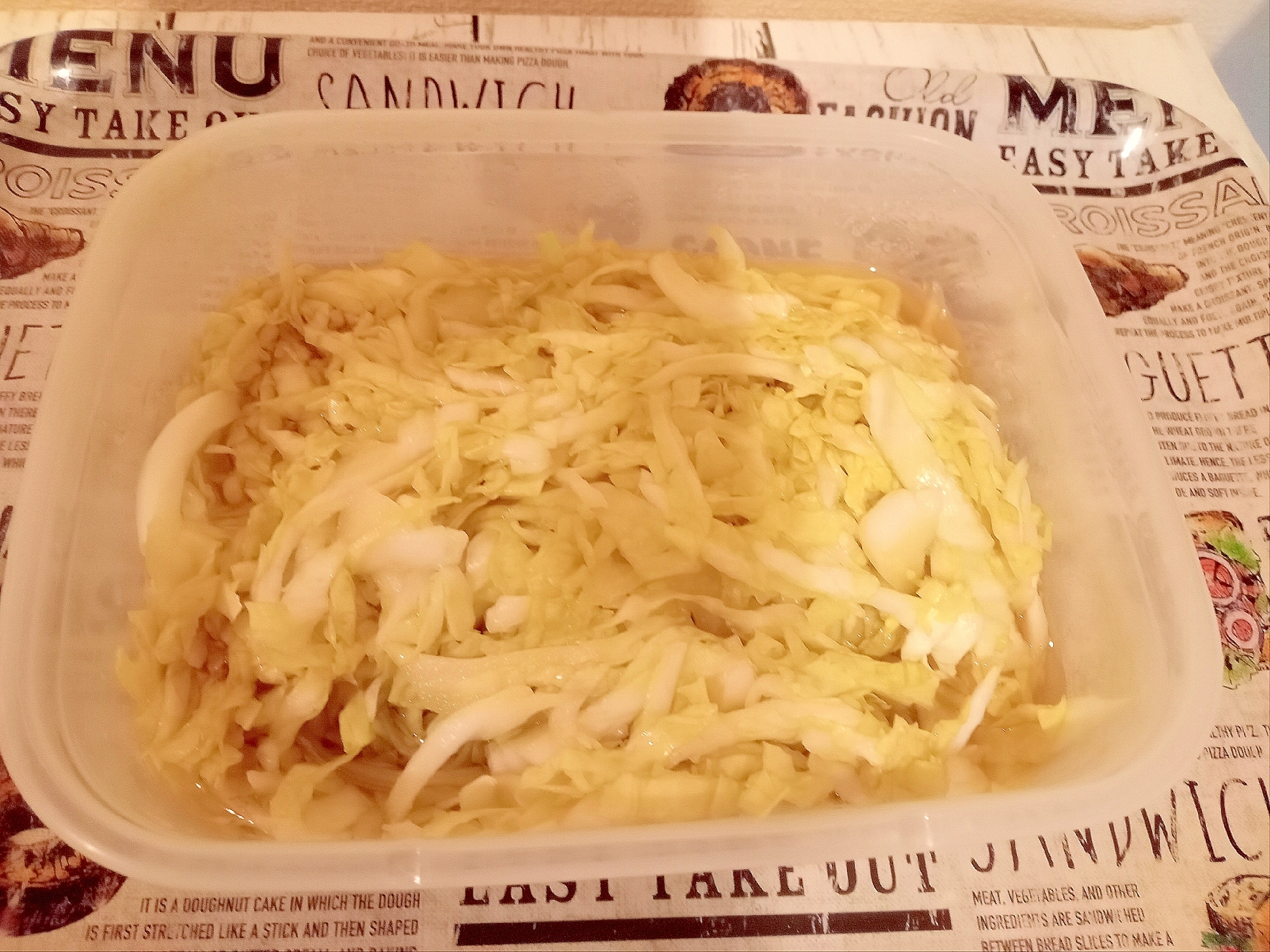 日持ちするキャベツの酢漬け