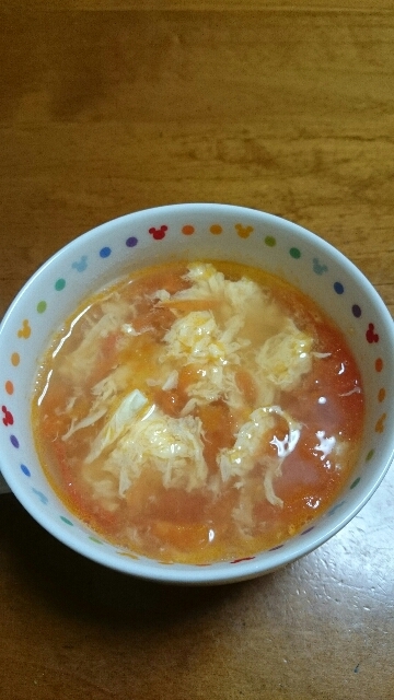 トマトとたまごのスープ☆