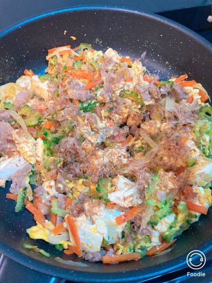 スパムの代わりに豚肉ですが、ごはんがすすむ味でした♡