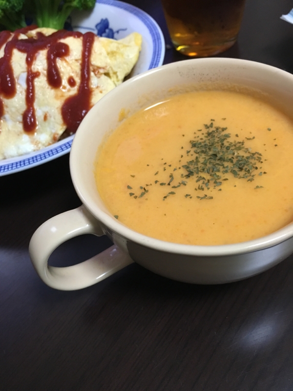 ブレンダーで 人参ポタージュ レシピ 作り方 By あずみん112 楽天レシピ