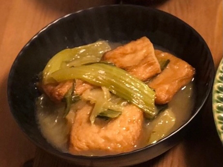 平天と青梗菜の煮物
