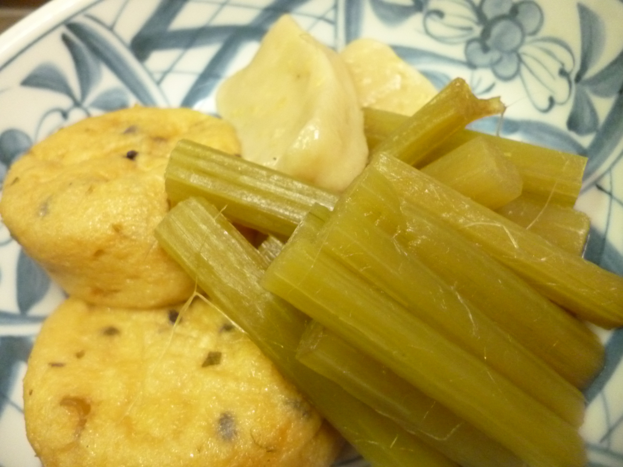 蕗＊がんもどき＊生麩の煮物