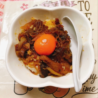 お月見牛丼〜毎日簡単〜