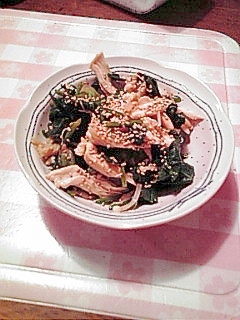 包丁いらず？ボリューム和え物
