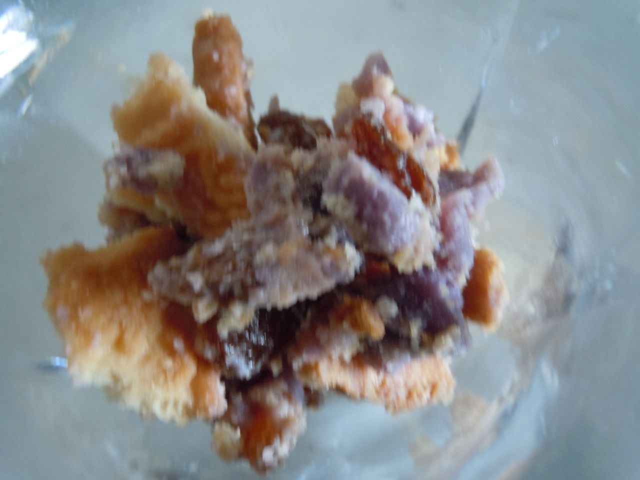 紫芋レーズンクッキーデザート