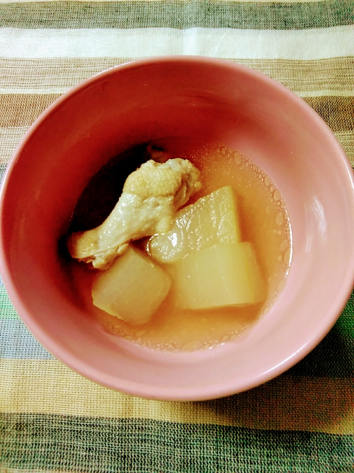 手羽元de冬瓜チキンスープ