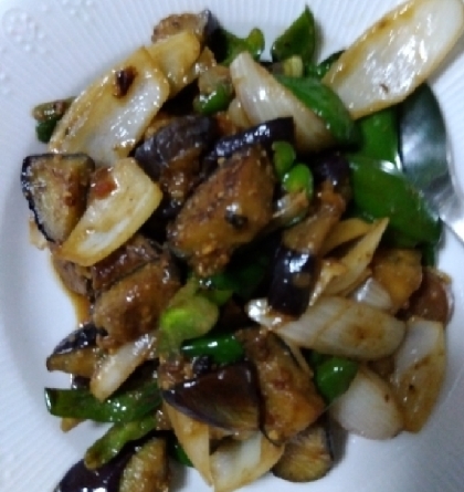 茄子の味噌炒め