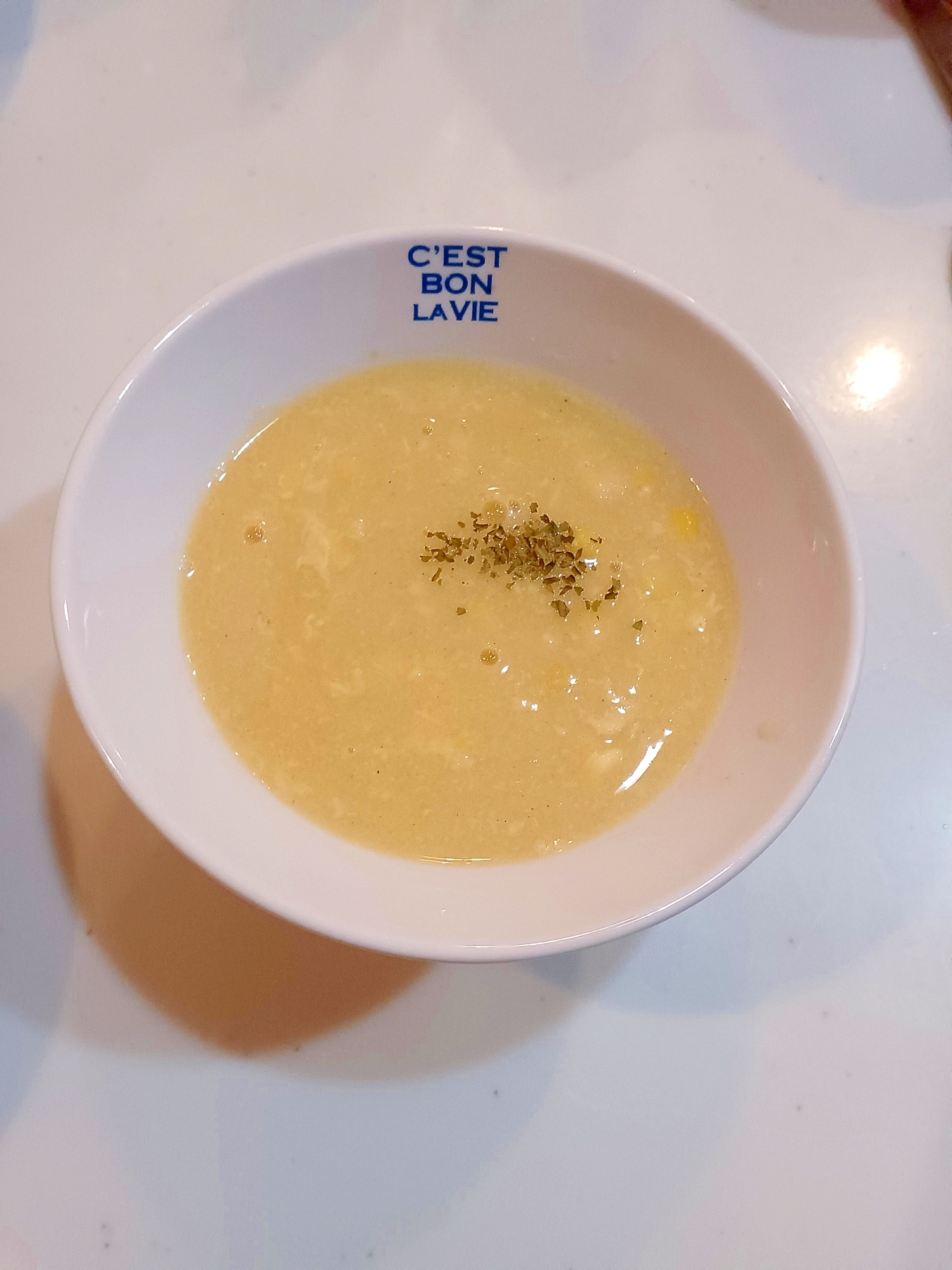 簡単！コーンの中華スープ