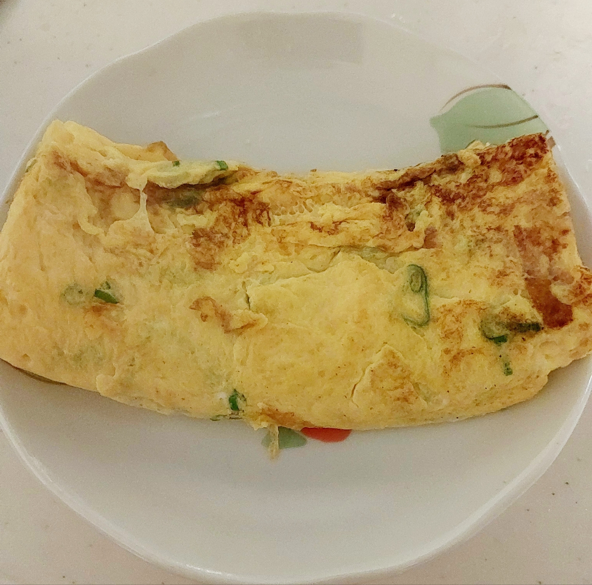 国産チーズ♪パルメザンチーズ入りネギ卵焼き