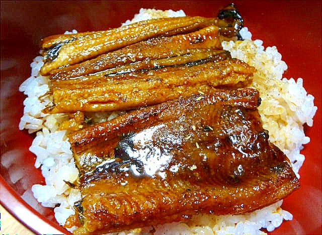 穴子の蒲焼をふっくらと焼いて美味しい穴子丼