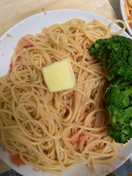 和えるだけ！明太子のめんつゆバターパスタ