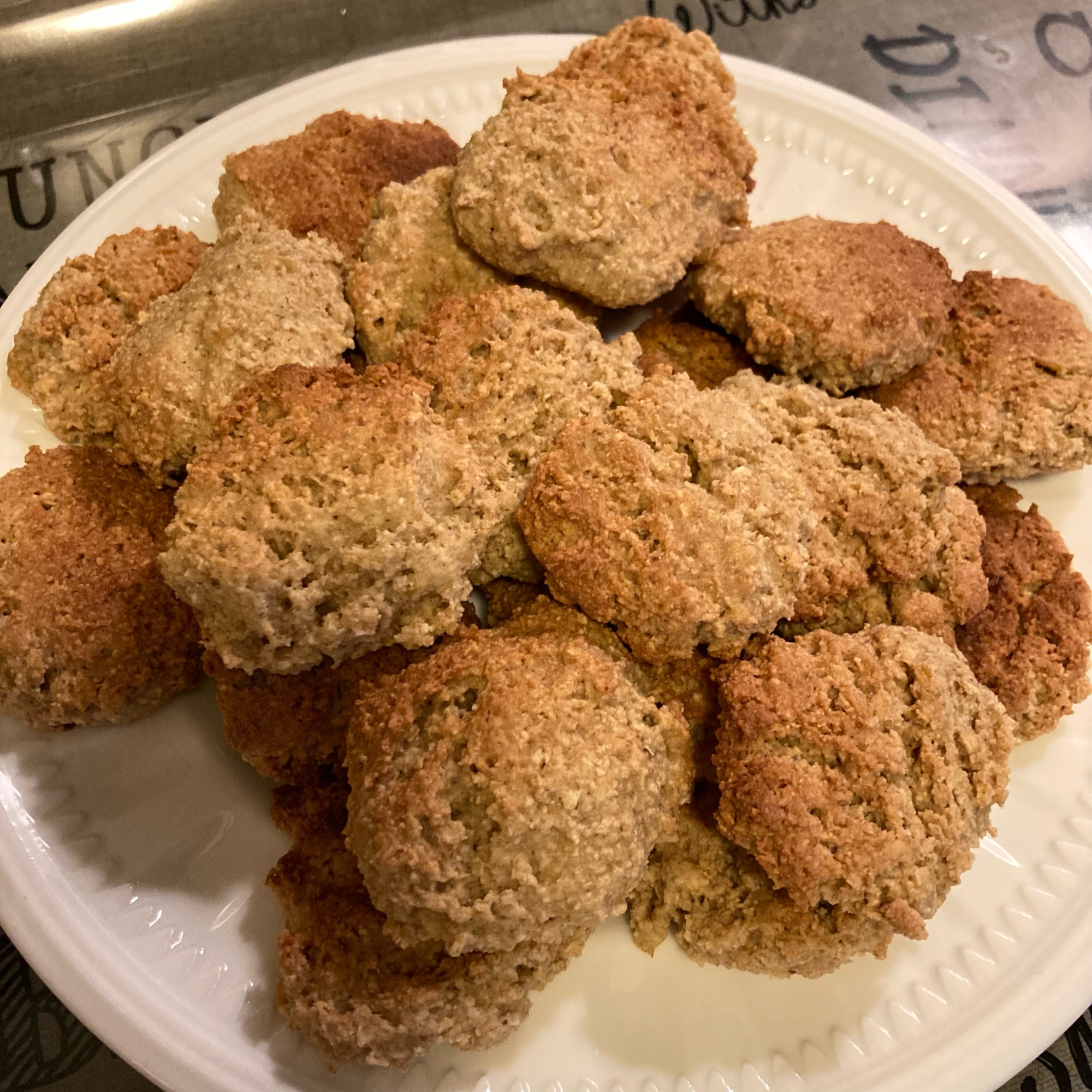 小麦粉バターなし！オートミールと豆乳のクッキー