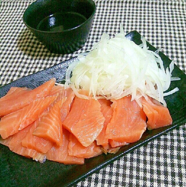 おつまみ☆オニオンサーモン レシピ・作り方 by あ-ち0024