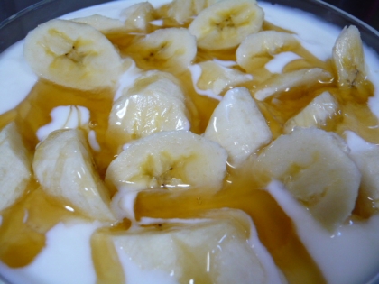 hayasasaさん、こんにちは～！人気つくレポを見て作らせていただきました！　熟したバナナにハチミツど～ん(^^♪甘々でとっても美味しかったです（●＾o＾●）