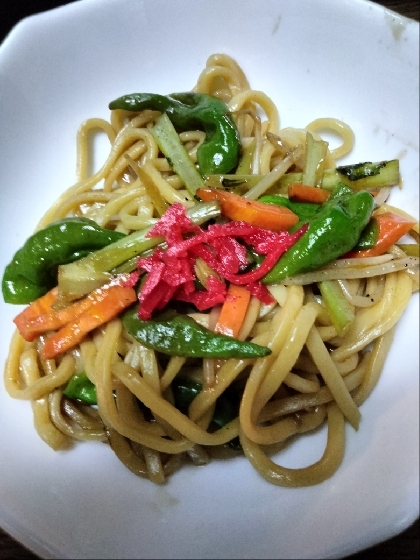 野菜炒め風焼きそば