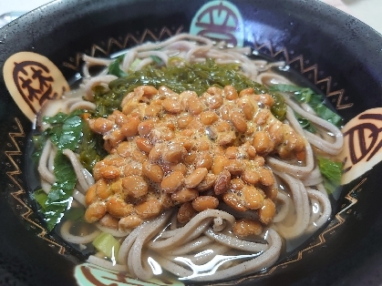 めかぶ納豆ぶっかけ蕎麦