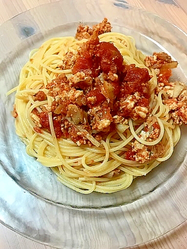 簡単！おもてなしにも！ゴボウと鶏挽肉のパスタ