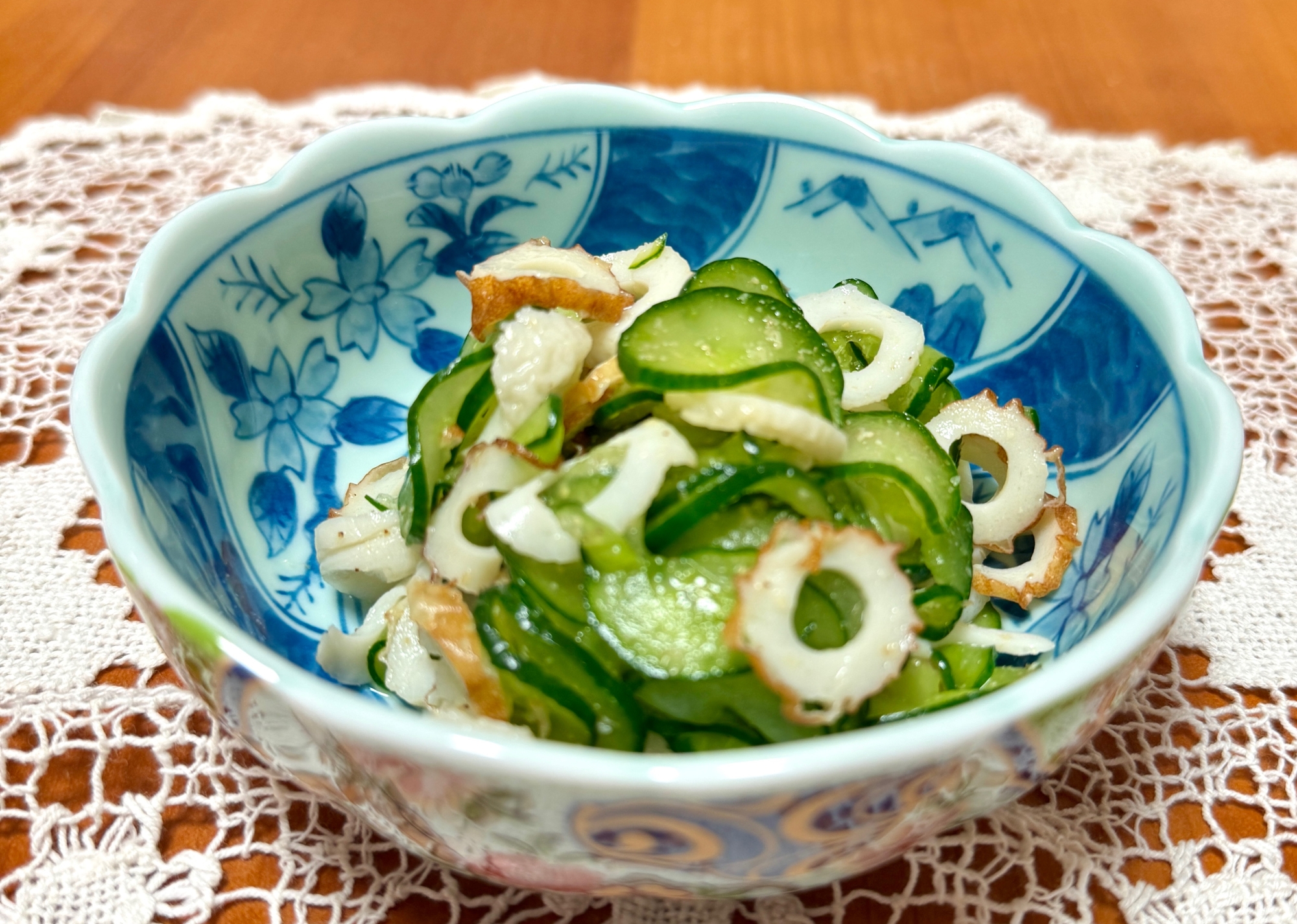 お弁当のおかず ꈍ◡ꈍきゅうりとちくわの☆ごま和え