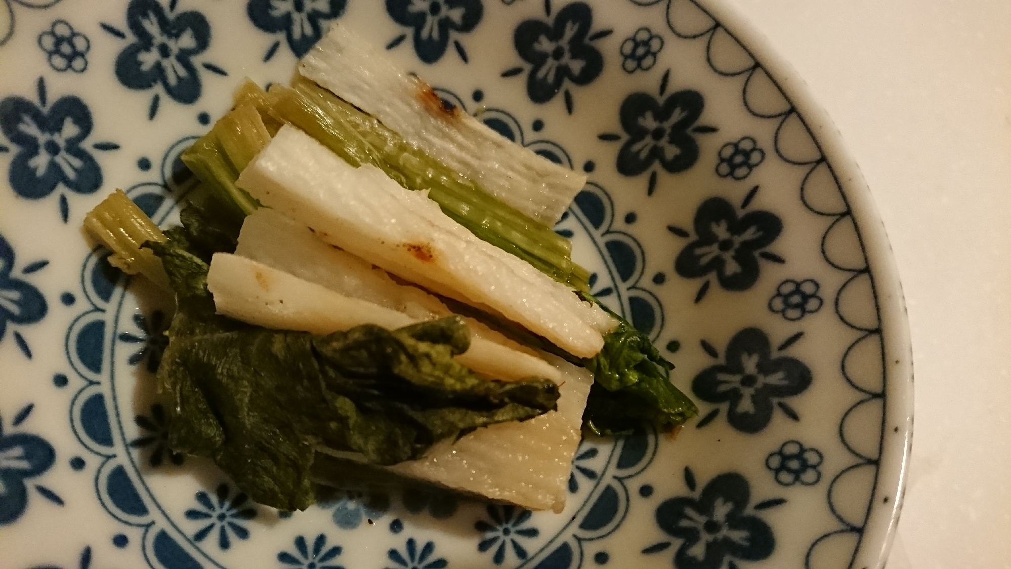 レンジで簡単 長芋とほうれん草のおひたし