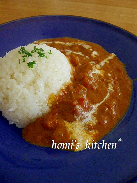 牛乳で作るバターチキンカレー