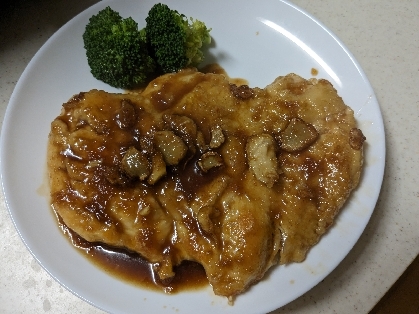 漬け込んで焼くだけ☆簡単照り焼きチキン