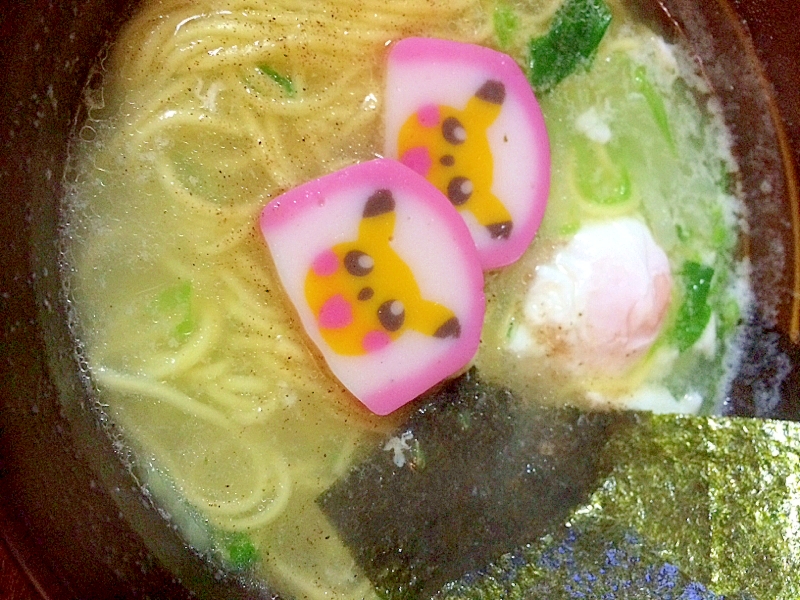 白菜と卵の子供 塩ラーメン レシピ 作り方 By ゴールデンアルジータ 楽天レシピ
