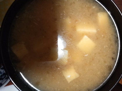 豆腐と麩の味噌汁☆