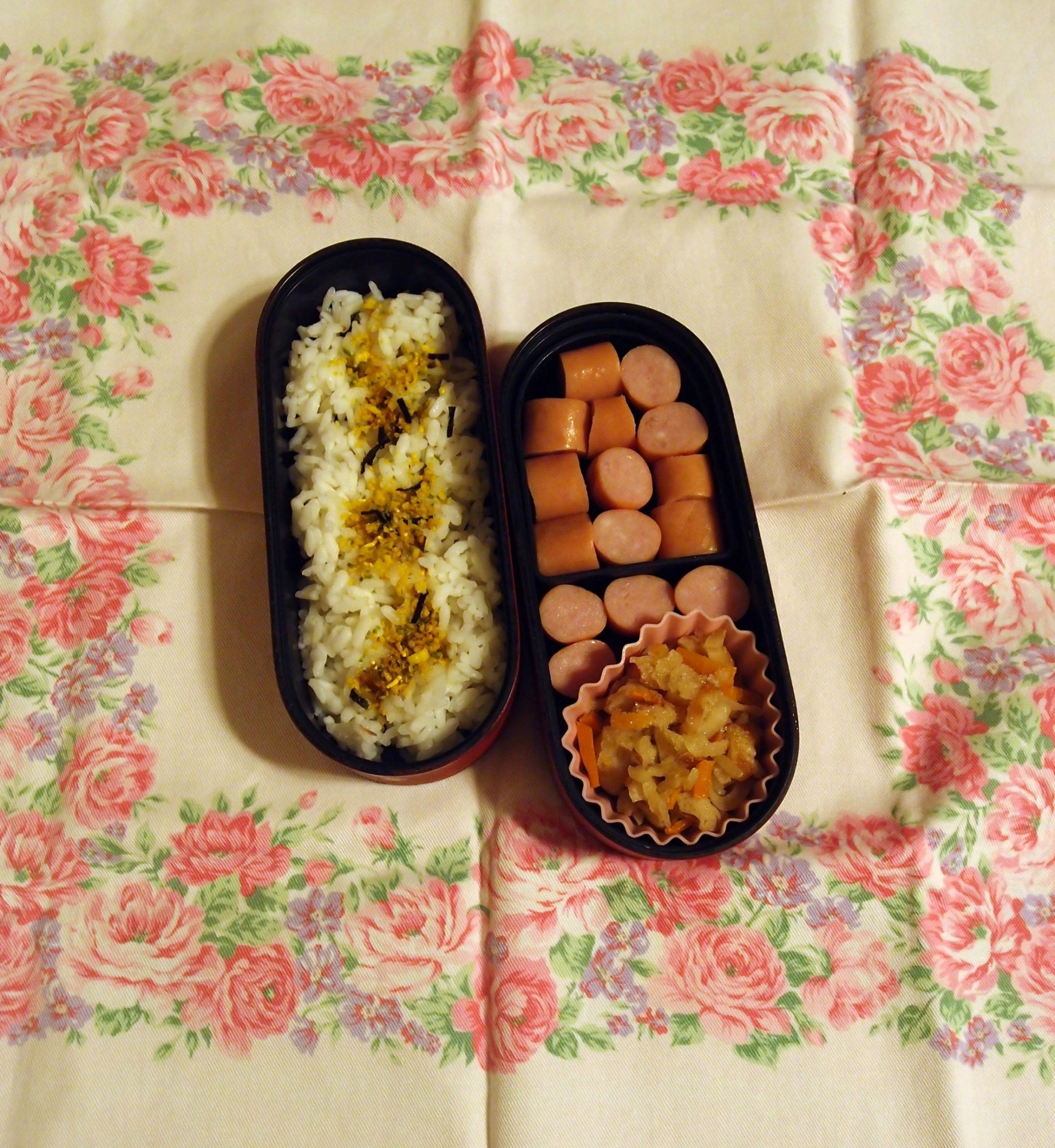 切り干し大根とウィンナーのお弁当