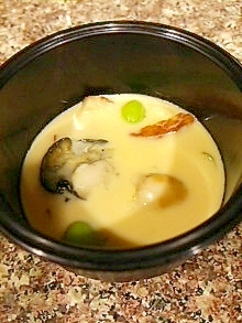 牡蠣の茶碗蒸し