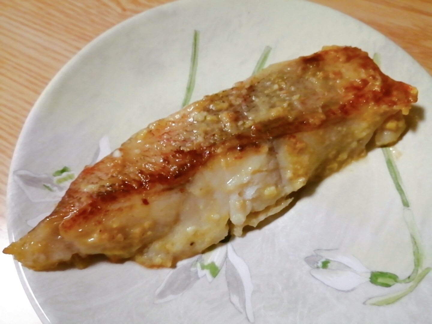 メヌケの味噌漬けのフライパン焼き