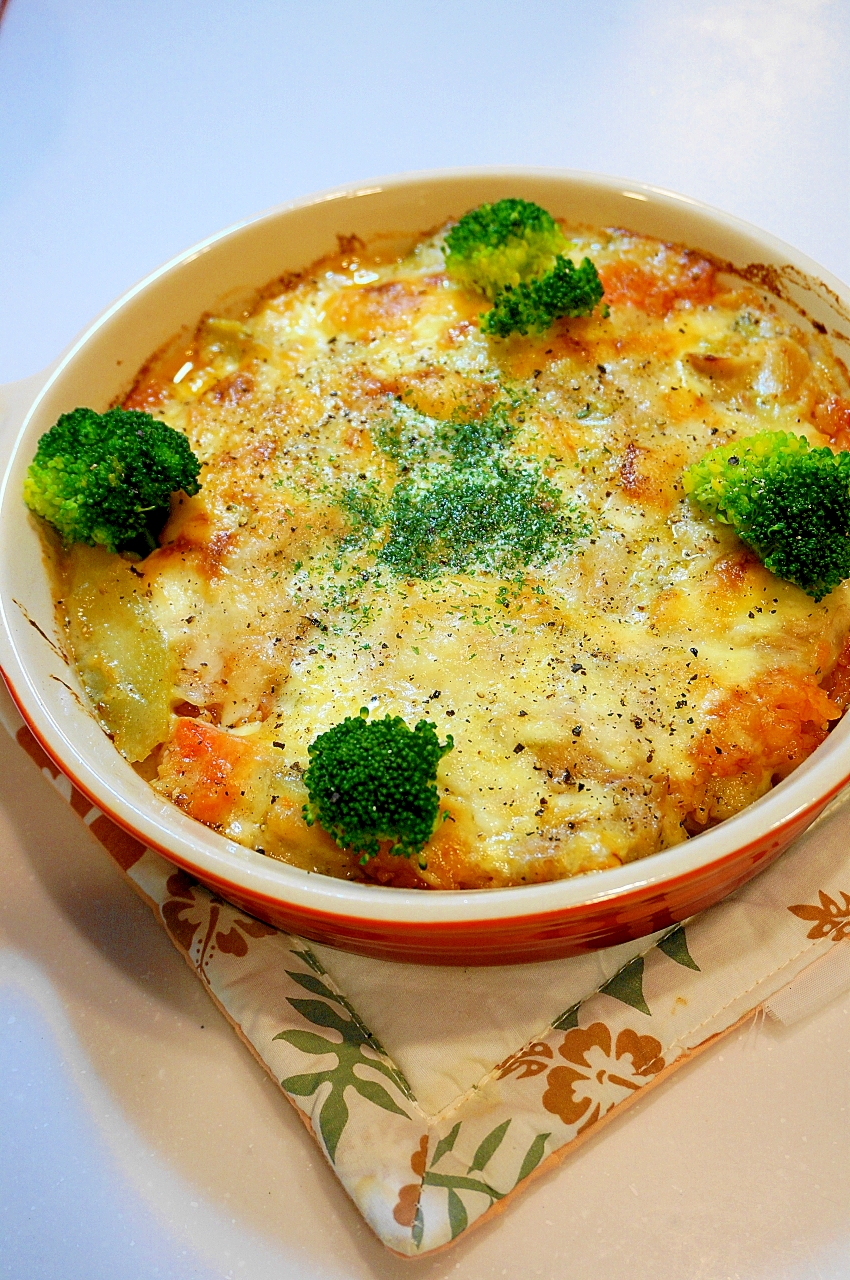 クリームシチューをアレンジ リメイクドリア レシピ 作り方 By Oppeke22 楽天レシピ クリームシチューをアレンジ リメイクドリア レシピ 作り方 By Oppeke22 楽天レシピ