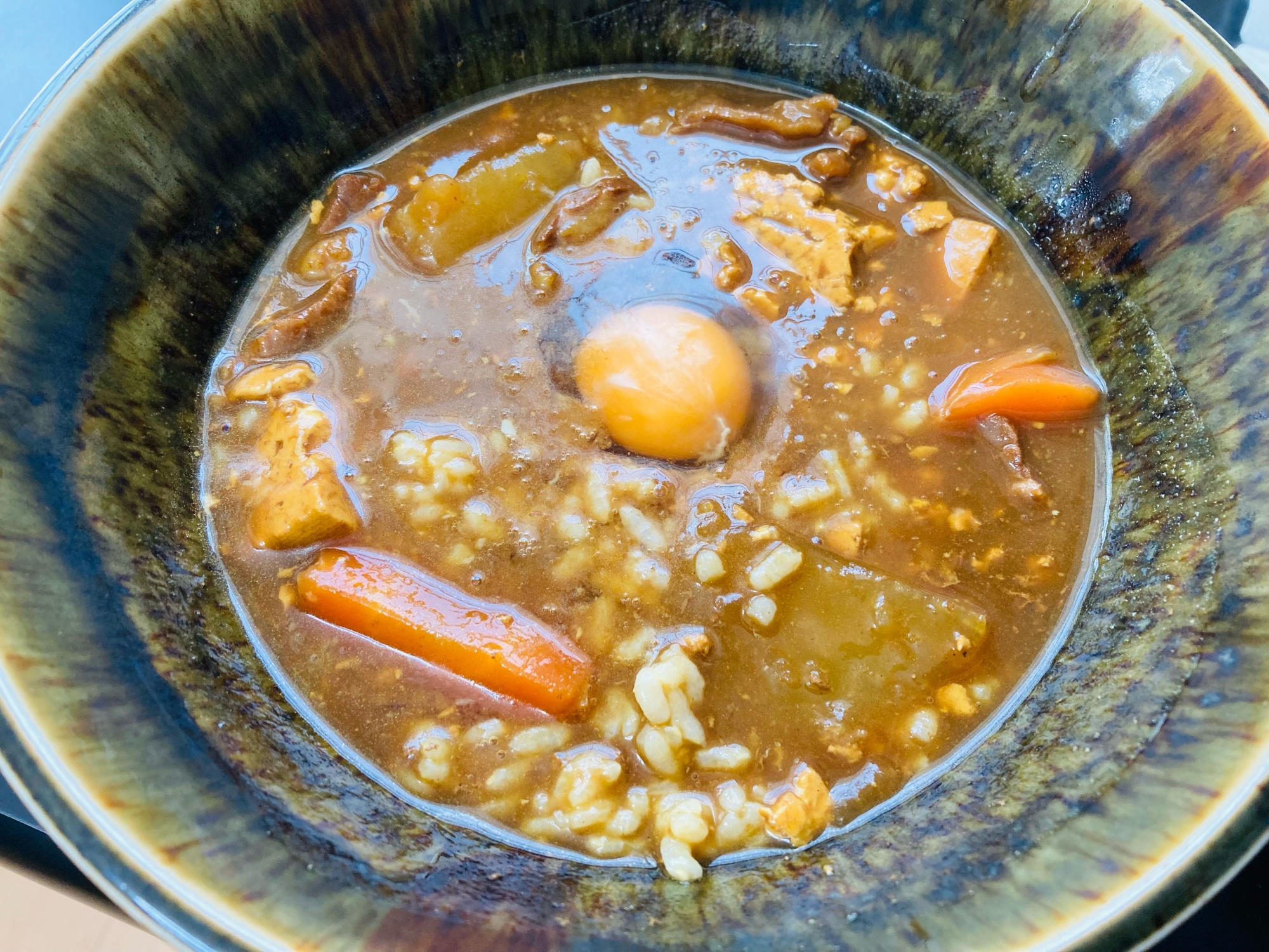 おでんの残り出汁でカレー！