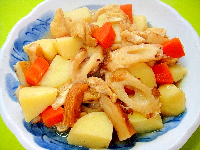 じゃがいも竹輪さつま揚げ油揚げの煮物 レシピ 作り方 By Mint74 楽天レシピ じゃがいも竹輪さつま揚げ油揚げの煮物 レシピ 作り方 By Mint74 楽天レシピ