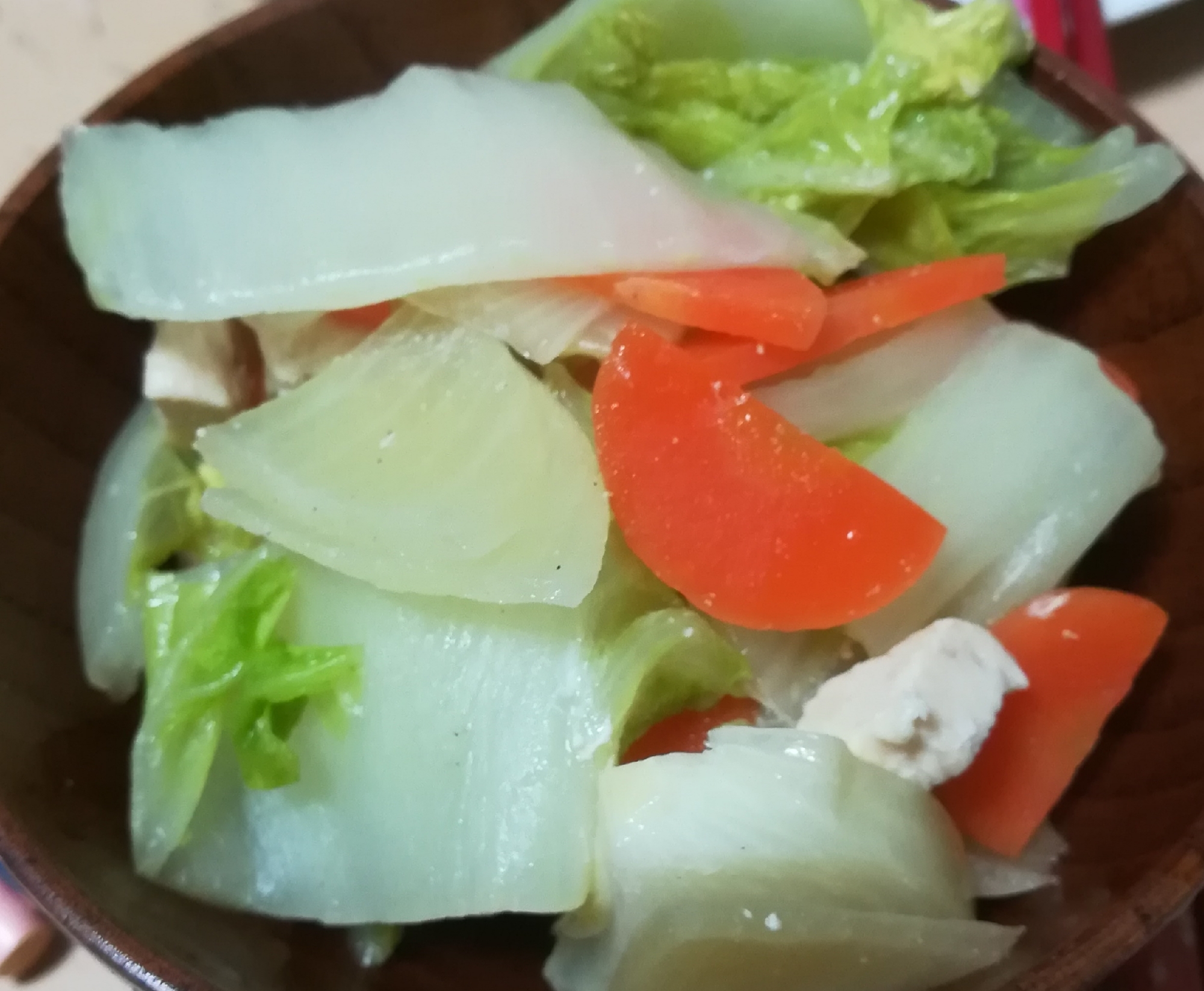 鶏肉と野菜蒸し