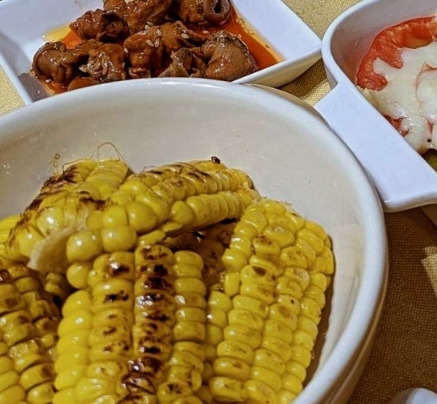 【副菜】トウモロコシのバター醤油焼き