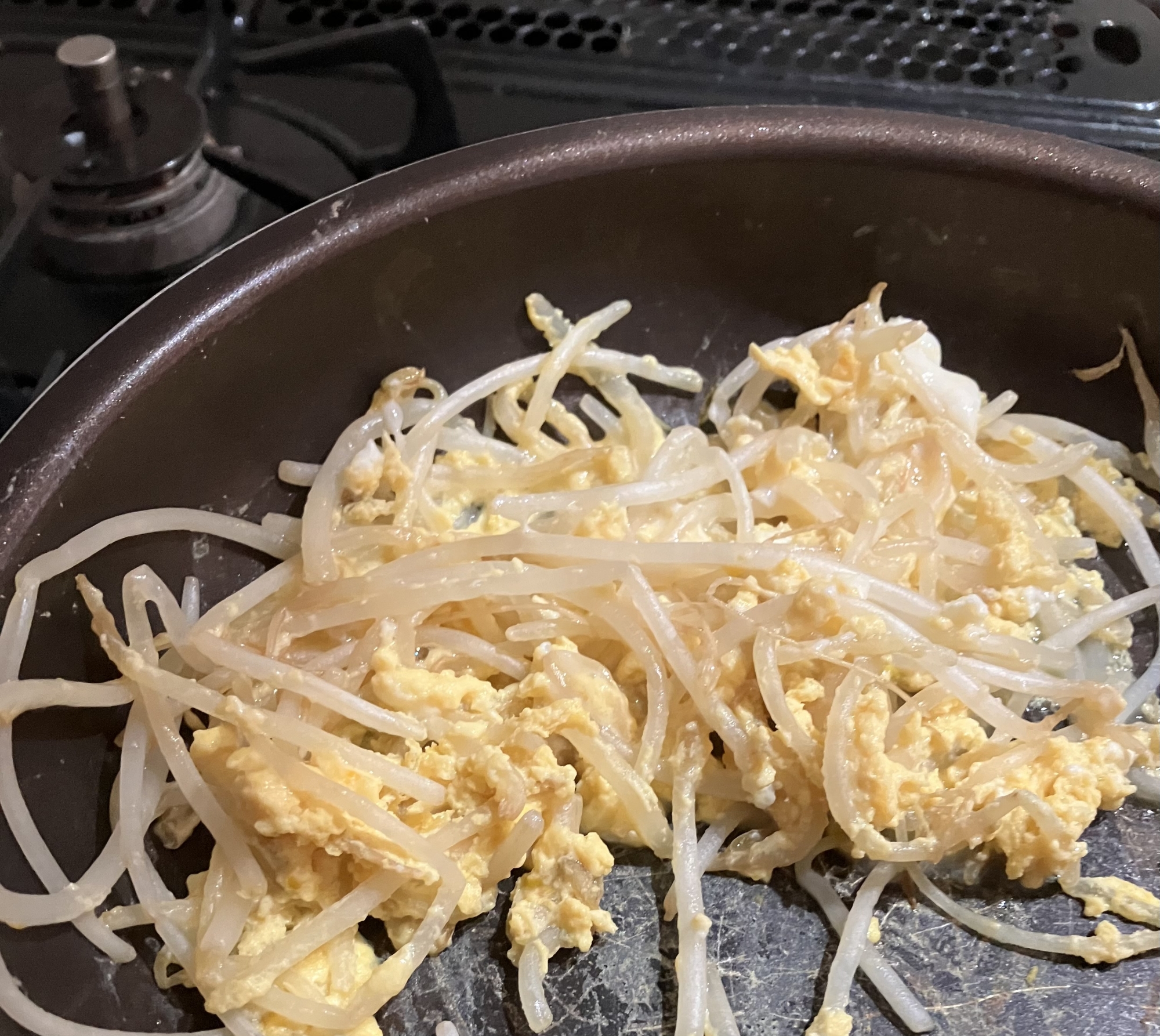 やさしい味わいたまごもやし炒め