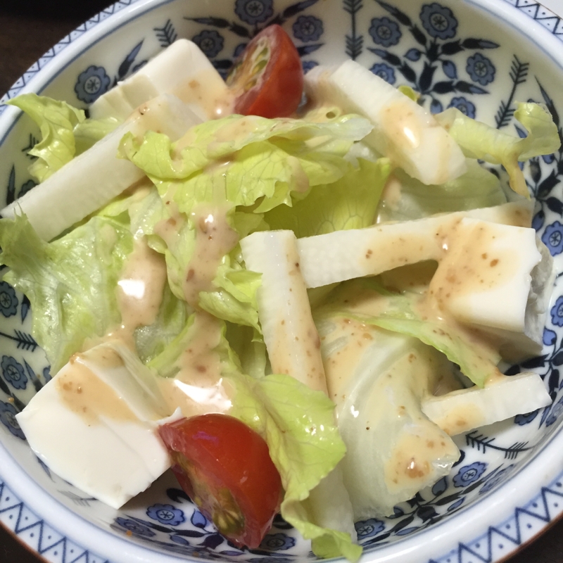 長芋&豆腐サラダ