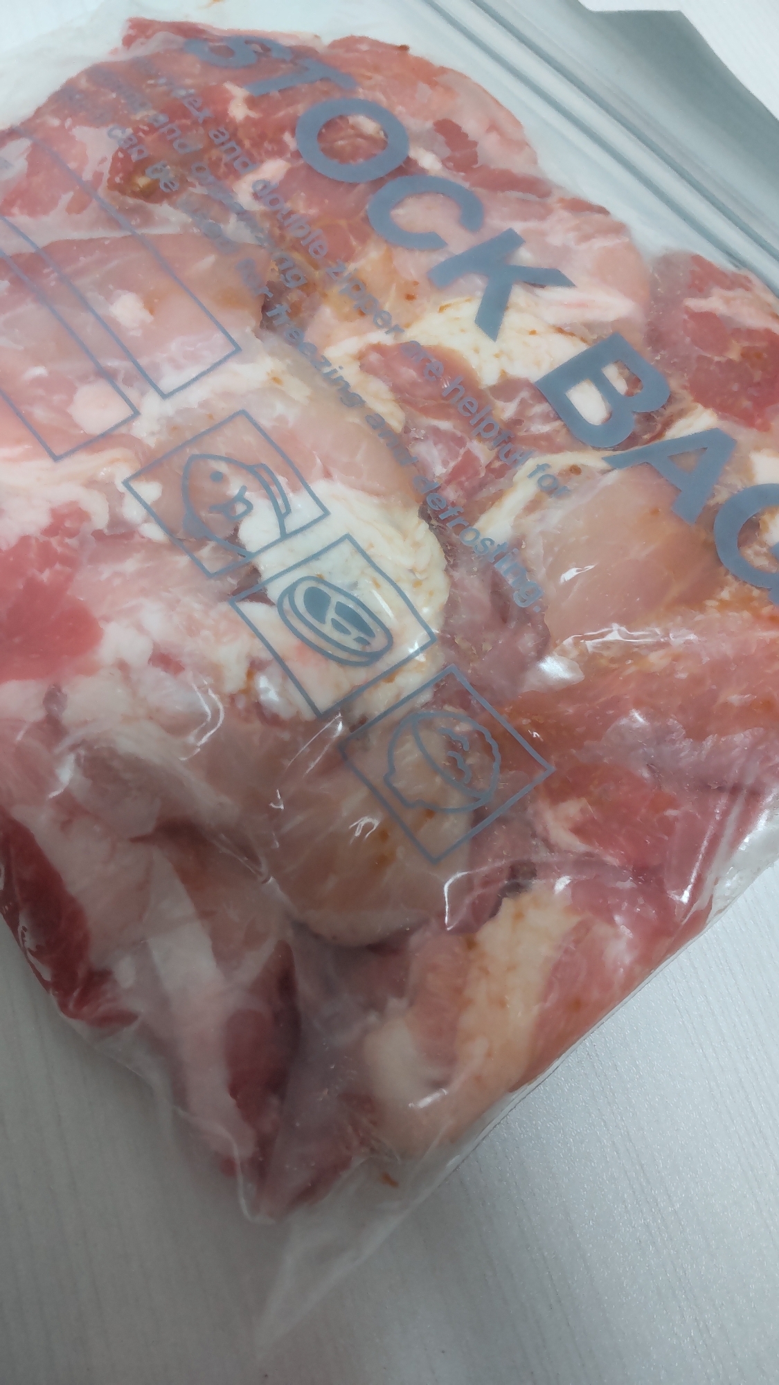 豚こま肉を醤油麹de冷凍保存☆