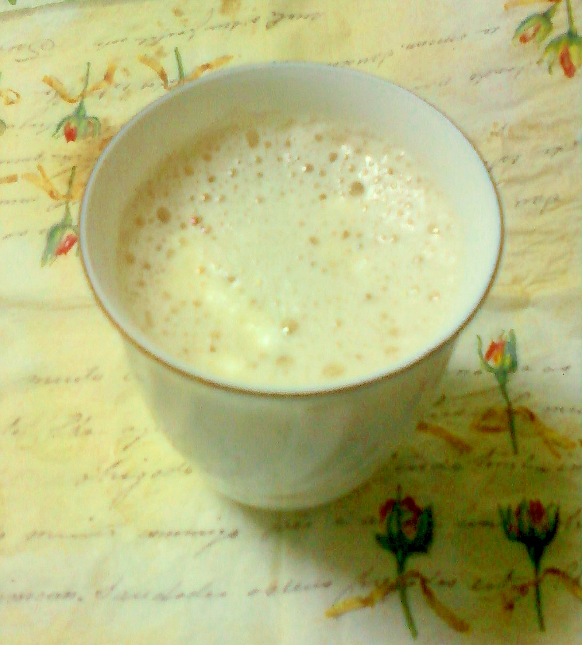 ☆*:・★マシュマロ練乳豆乳コーヒー☆*:・★