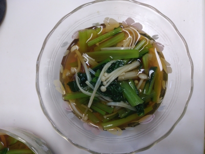 小松菜とえのきの煮浸し